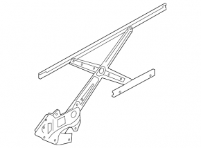 Window lifter with motor front left Mitsubishi Eclipse Cross 18-24