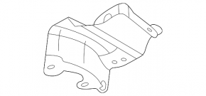 Heat shield muffler rear VW Beetle 12-19