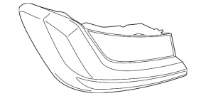 BMW 3 G20 22-25 outer wing light, left