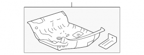 Trunk trough Honda Accord 13-17