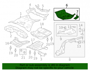 Trunk trough Honda Accord 13-17