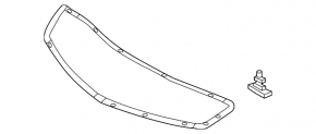 Nissan Z 23-26 front hood seal