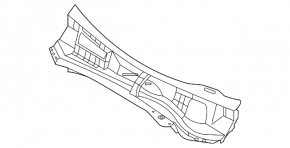 Metal wiper pan Hyundai Sonata 20-22