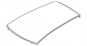 Metal roof Nissan Leaf 18 - without sunroof