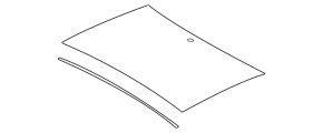 Rear panoramic glass for Kia K5 21-26