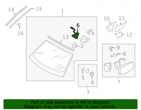 Audi Q3 83A 19-25 lane keeping camera heating on the windshield