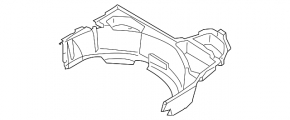 Right trunk tray for Infiniti FX35 FX45 03-06