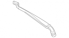 Right wiper arm for Toyota Prius 50 16-22