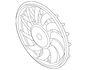 Cooling fan left Audi Q3 8U 15-18 CCTA