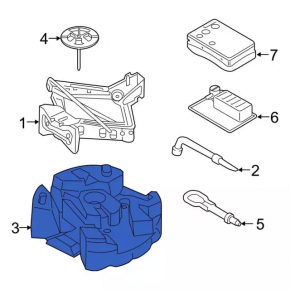 Foam plastic for Ford Fusion mk5 13-20 tools