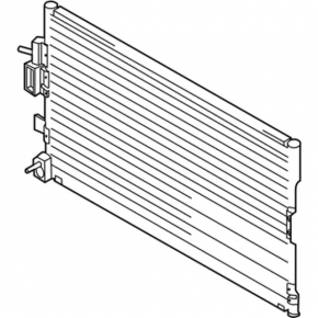 Air conditioning radiator condenser Ford Focus mk3 15-18 1.0T rest