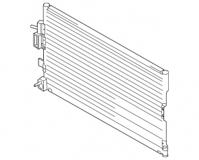 Air conditioning radiator condenser Ford Focus mk3 15-18 1.0T rest
