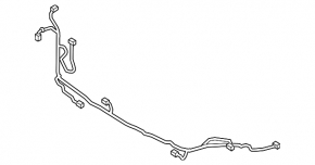 Lincoln Continental 17-20 front bumper wiring for parking camera
