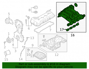Intake manifold Nissan Rogue Sport 17-22
