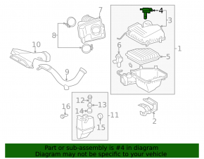 Air flow meter Lexus IS250 06-13
