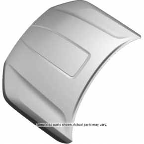 Hood bare GMC Terrain 18- graphite G9K, iron, dent