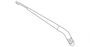 Right wiper arm for Nissan Leaf 11-12
