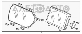 Monitor, display top Acura TLX 15-17 prerest