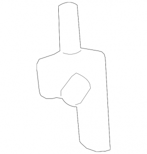 Right upper wing bracket VW CC 09-17