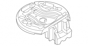 Windscreen wiper grille seal for Audi A7 12-18