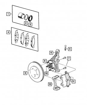 Front right axle Chrysler 200 11-14