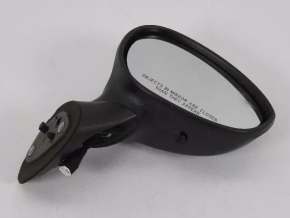 Right side mirror assembly for Fiat 500 12-19, 7 pins, heated, convex, with temperature sensor