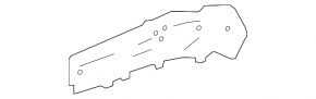 Outer side member, front right, Lexus RX300 RX330 RX350 RX400h 04-09