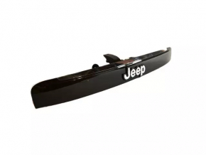 Jeep Compass 11-15 trunk door molding without chrome with license plate light and handle