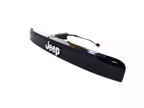 Jeep Compass 11-15 trunk door molding without chrome with license plate light and handle