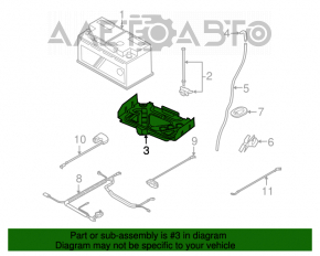 Battery tray Mini Cooper Countryman R60 10-16