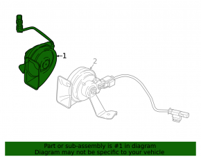 Signal low BMW X1 F48 16-22 with bracket, without wire