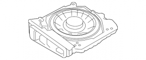 Subwoofer right BMW 3 G20 19- Stereo