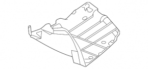 Underbody protection rear left Honda Accord 18-22 hybrid