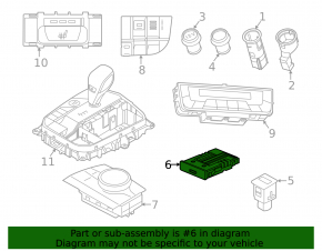 USB Hub BMW X7 G07 19- Single