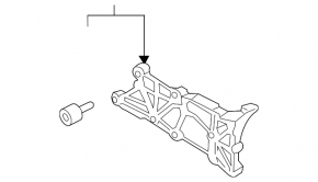 Left Engine Mount Bracket Porsche Macan 15-18 3.0T, 3.6T