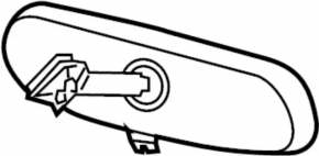 Interior mirror for Infiniti FX35 FX45 03-06