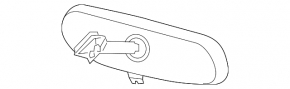 Interior mirror for Infiniti FX35 FX45 03-06
