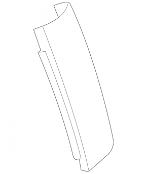 Rear window trim side left Ford Flex 09-19