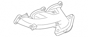 Left exhaust manifold for Ford Mustang mk6 15-17 3.7, rusty