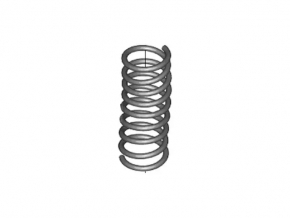 Spring rear right Ford C-max MK2 13-18 8 turns