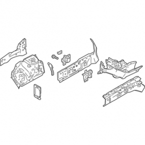 Front right quarter Ford Ecosport 18-22 graphite