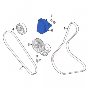 Ford Explorer 20- 2.3T Drive Belt Tensioner Guard