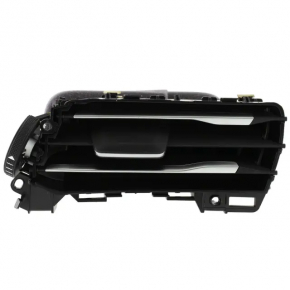 Right front panel air vent deflector for Ford Escape MK4 20-24, black with chrome, with trim