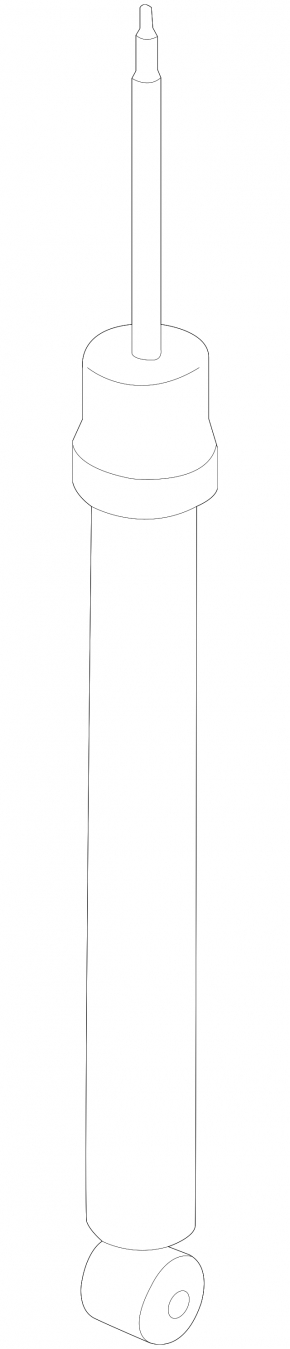 Lincoln Corsair 20-26 fwd rear left shock absorber, electric