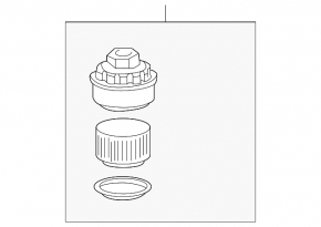 Chevrolet Malibu 2013-14 2.4 Hybrid Oil Cap