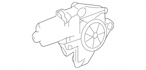 Front right window lift motor for Mercedes W164 ML