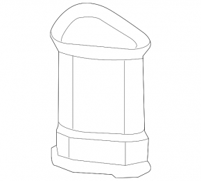 Air duct for Acura ILX 13-15 garbage disposal