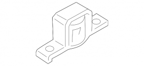 Muffler bracket central Audi Q3 8U 15-18
