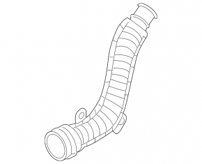 Intercooler pipe, right, middle, VW CC 08-17