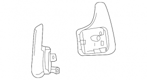 Steering paddle shifter right Chevrolet Camaro 16-23